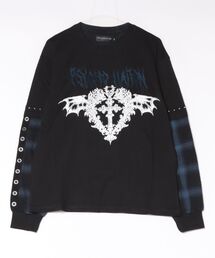 【PSYCHO NATION】チェック切替 TEE