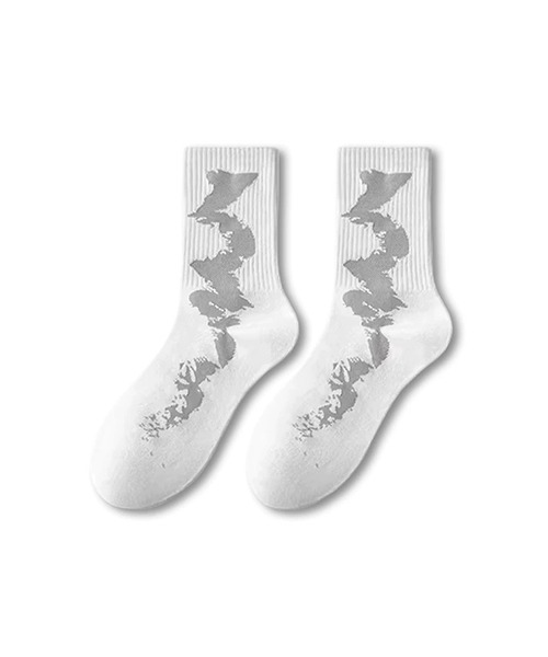 ARCHIVER（アーカイバ）の「【Bz】EK589/メンズデザインクルーソックス/靴下(NEZ)（ソックス/靴下・メンズ・ブルー/グリーン/ホワイト/オレンジ/ブラック・FREE）」の11枚目の写真