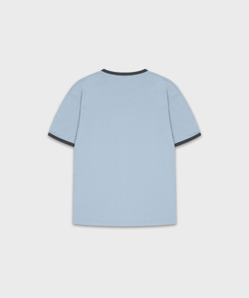 JUAN HOMME(ジュアンオム)の「クロップフィットリンガーハーフスリーブ(スカイブルー)(Tシャツ/カットソー・メンズ・その他・SMALL/MEDIUM/LARGE)」の5枚目の写真