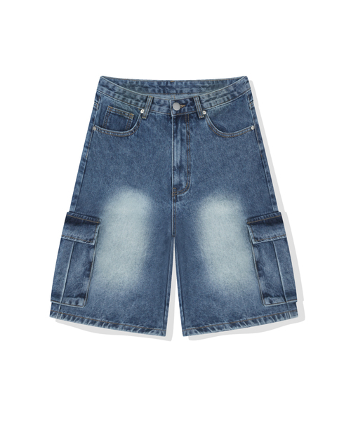 BASIC LABEL（ベーシックラベル）の「Liam Cargo Bermuda Half Denim Shorts 3 Color [BLSD_2001]（その他パンツ・レディース・ブラック/ブルー/ダークブルー・SMALL/MEDIUM/LARGE/X-LARGE/2XL）」の3枚目の写真