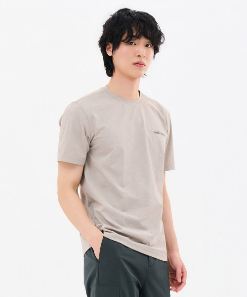 CHASECULT(チェイスカルト)の「共用クールラウンド半袖Tシャツ-FCZU5808E0X(Tシャツ/カットソー・メンズ・ベージュ・90/95/100/105/110)」の5枚目の写真