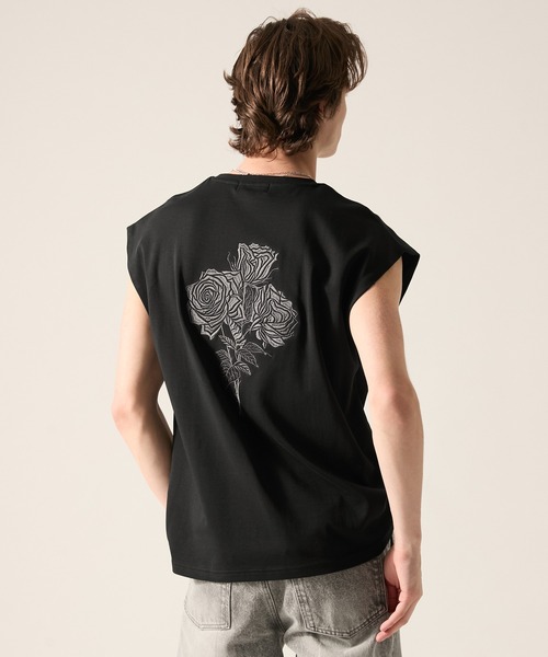 CLEL(クレイル)の「【CLEL】Giza Cotton Sleeveless T-Shirt / ギザコットン ノースリーブTシャツ(タンクトップ・メンズ・グレー/ブラック/チャコールグレー・L/XS/M/S)」の20枚目の写真