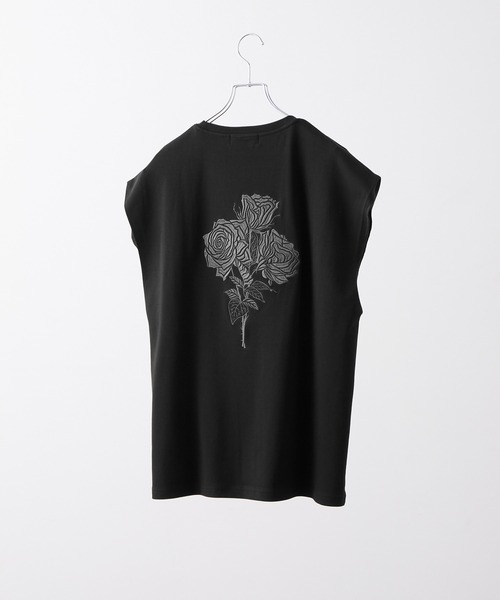 CLEL(クレイル)の「【CLEL】Giza Cotton Sleeveless T-Shirt / ギザコットン ノースリーブTシャツ(タンクトップ・メンズ・グレー/ブラック/チャコールグレー・L/XS/M/S)」の5枚目の写真