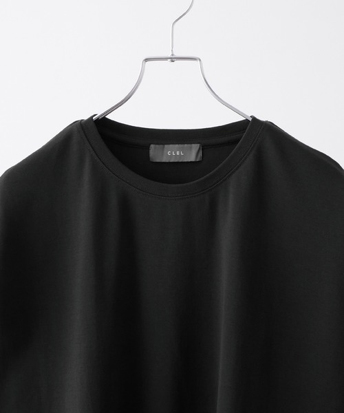 CLEL(クレイル)の「【CLEL】Giza Cotton Sleeveless T-Shirt / ギザコットン ノースリーブTシャツ(タンクトップ・メンズ・グレー/ブラック/チャコールグレー・L/XS/M/S)」の7枚目の写真