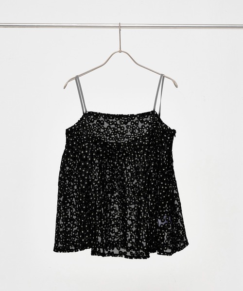 en CAnAF（エンカナフ）の「【華やかさをひとさじ】チュールフラワー刺繍キャミソールビスチェ（その他トップス・レディース・ブラック/オフホワイト・フリー）」の22枚目の写真