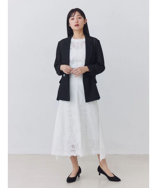 TONAL(トーナル)の「【AIR FLOW】メッシュダブルジャケット(テーラードジャケット・レディース・ブラック/ブラウン/オフホワイト・SMALL/MEDIUM)」の19枚目の写真