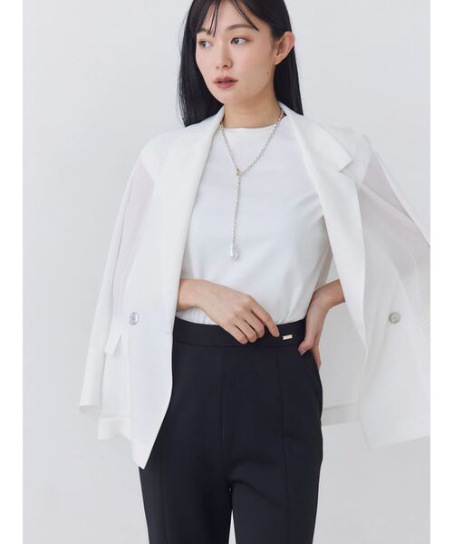TONAL(トーナル)の「【AIR FLOW】メッシュダブルジャケット(テーラードジャケット・レディース・ブラック/ブラウン/オフホワイト・SMALL/MEDIUM)」の22枚目の写真