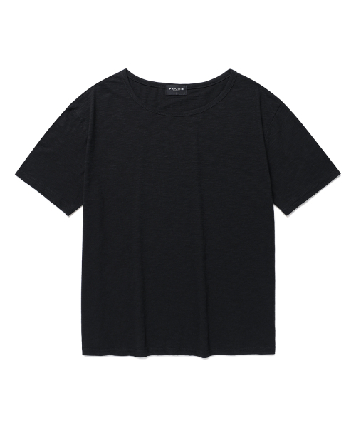 PRAIRIE(KR)(プレーリー)の「Uネックスラブ半袖Tシャツ (BLACK)(Tシャツ/カットソー・メンズ・ブラック・MEDIUM/LARGE)」の5枚目の写真