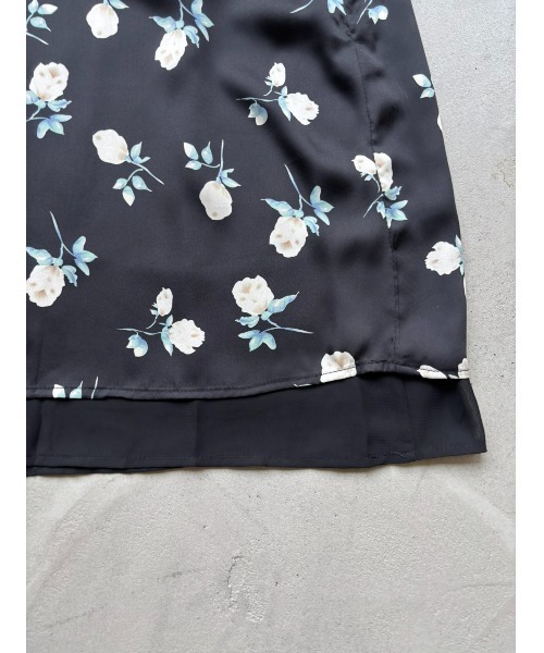 Rohwel(ローウェル)の「Flower Sheer Midi Skirt / フラワーシアーミディスカート(スカート・レディース・ブラック・FREE)」の20枚目の写真