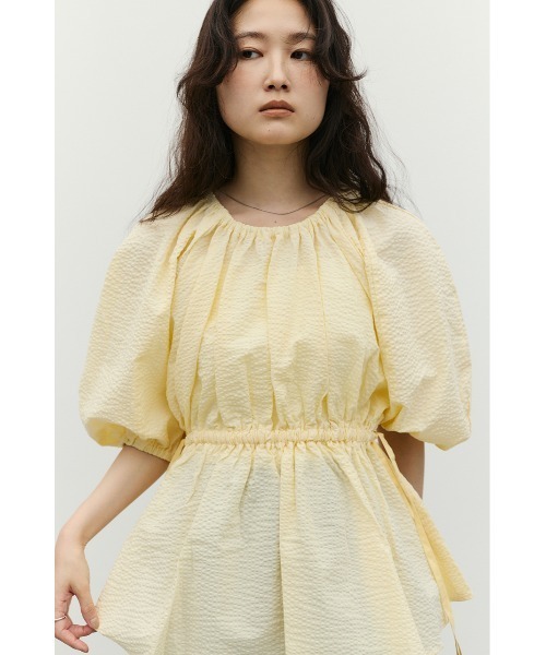 STYLEMIXER(スタイルミキサー)の「ボリュームスリーブブラウス(シャツ/ブラウス・レディース・ブラック/ホワイト/イエロー・FREE)」の11枚目の写真