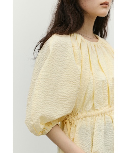 STYLEMIXER(スタイルミキサー)の「ボリュームスリーブブラウス(シャツ/ブラウス・レディース・ブラック/ホワイト/イエロー・FREE)」の8枚目の写真