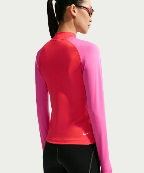 ACG(エィシージー)の「ACG "Wildsee" ウィメンズ Dri-FIT 1/4ジップ ロングスリーブ ハイキングトップス / ACG "Wildsee" Women's Dri-FIT 1/4-Zip Long-Sleeve Hiking Top IQ6323-696 Light Crimson(その他トップス・レディース・レッド・XS/XL/S/M/L)」の2枚目の写真