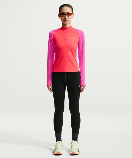 ACG(エィシージー)の「ACG "Wildsee" ウィメンズ Dri-FIT 1/4ジップ ロングスリーブ ハイキングトップス / ACG "Wildsee" Women's Dri-FIT 1/4-Zip Long-Sleeve Hiking Top IQ6323-696 Light Crimson(その他トップス・レディース・レッド・XS/XL/S/M/L)」の4枚目の写真
