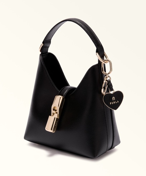 FURLA（フルラ）の「フルラ カメリア (Furla Camelia) ハート形キーリング（キーホルダー・レディース・ブラック・ONE SIZE）」の2枚目の写真