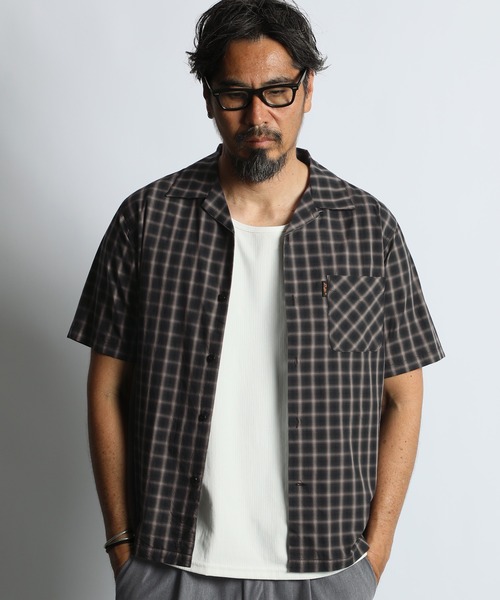 セール】MINI OMBRE CHECK S/SL SHIRT：オンブレーミニチェック 半袖