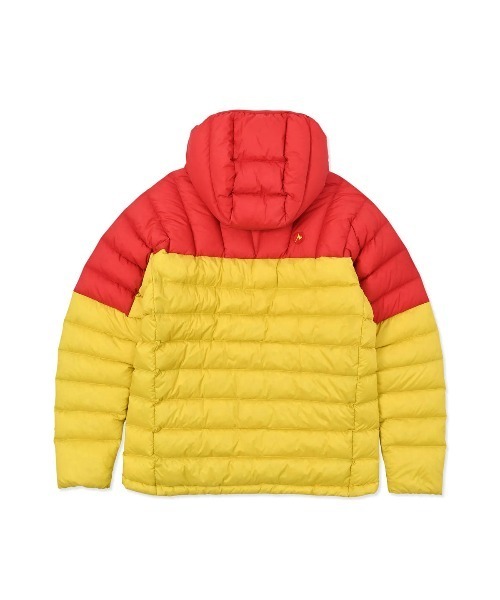MARMOT（マーモット）の「MARMOT【マーモット】- ジャケット【Lance Down Hoodie RED×YELLOW MTFW25MDW009】（ダウンジャケット/コート・メンズ・レッド・XL）」の3枚目の写真