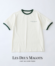 LES DEUX MAGOTS (ドゥマゴ) リンガーTシャツ