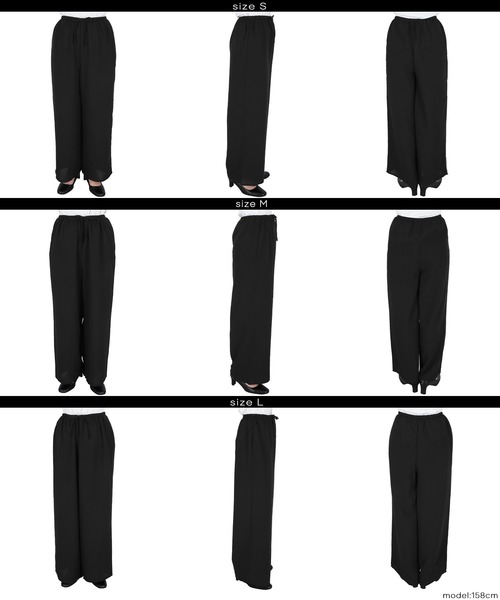 coca(coca)(コカ)の「【伊藤千晃様着用】リネンライクワイドパンツ(その他パンツ・レディース・ブラック/カーキ・S/M/L)」の21枚目の写真