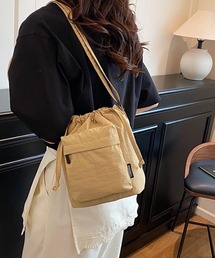 Mignonjour/ポケット巾着ショルダーバッグ M2957