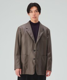 フェイクレザー ジャケット