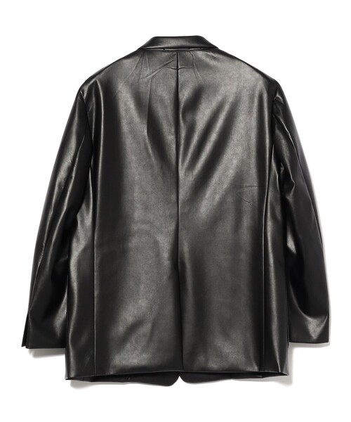 BEAMS HEART(ビームスハート)の「フェイクレザー ジャケット(テーラードジャケット・メンズ・グレー系その他/ブラック・X-LARGE/LARGE/MEDIUM/SMALL)」の9枚目の写真