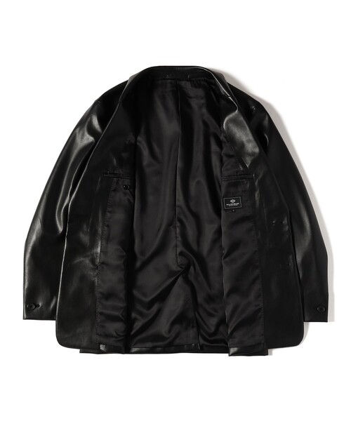 BEAMS HEART(ビームスハート)の「フェイクレザー ジャケット(テーラードジャケット・メンズ・グレー系その他/ブラック・X-LARGE/LARGE/MEDIUM/SMALL)」の11枚目の写真