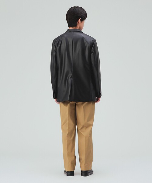 BEAMS HEART(ビームスハート)の「フェイクレザー ジャケット(テーラードジャケット・メンズ・グレー系その他/ブラック・X-LARGE/LARGE/MEDIUM/SMALL)」の13枚目の写真