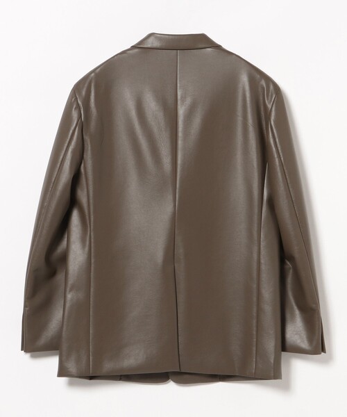 BEAMS HEART(ビームスハート)の「フェイクレザー ジャケット(テーラードジャケット・メンズ・グレー系その他/ブラック・X-LARGE/LARGE/MEDIUM/SMALL)」の17枚目の写真