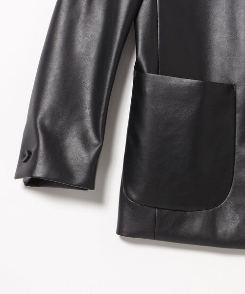 BEAMS HEART(ビームスハート)の「フェイクレザー ジャケット(テーラードジャケット・メンズ・グレー系その他/ブラック・X-LARGE/LARGE/MEDIUM/SMALL)」の21枚目の写真
