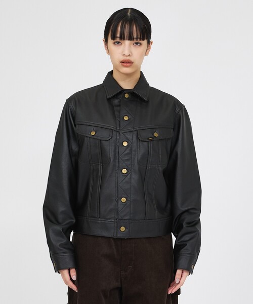 Lee(リー)の「【LEE / リー】カウレザージャケット / LM9911 COW LEATHER RJK(ライダースジャケット・メンズ・ブラック・M/L/XL)」の7枚目の写真