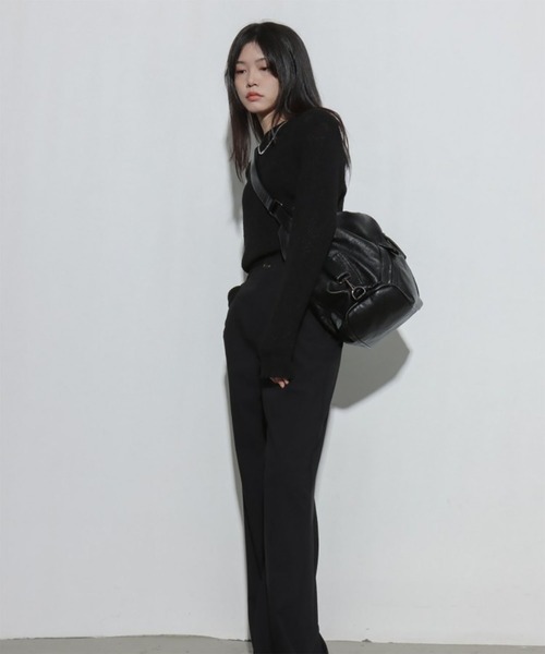 WESTBOY(ウエストボーイ)の「Y2K ユニセックス エコレザー 2WAY ショルダーバッグ WO26W2BG13(ショルダーバッグ・メンズ・ブラック・FREE)」の13枚目の写真