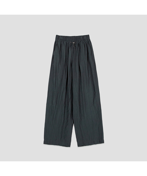 ATELIER NAIN（アトリエナイン）の「CREASE WAIST BANDING STRING PANTS (PT-5757)（その他パンツ・レディース・ブラック/ライトグリーン/チャコール・FREE）」の3枚目の写真