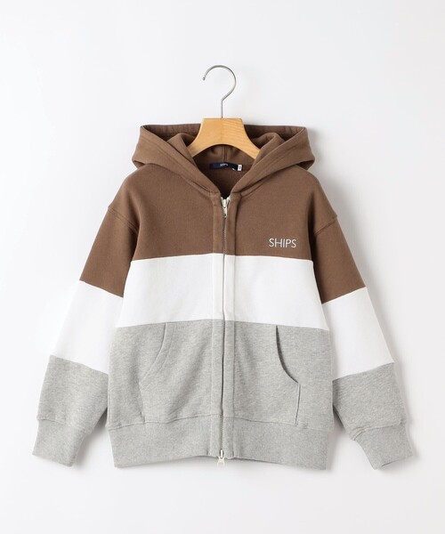 SHIPS(シップス)の「SHIPS KIDS:100~130cm / ロゴ フード ジップ パーカ(パーカー・キッズ・ブラウン・130/120/110/100)」の12枚目の写真