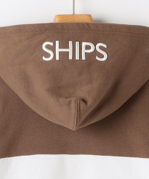 SHIPS(シップス)の「SHIPS KIDS:100~130cm / ロゴ フード ジップ パーカ(パーカー・キッズ・ブラウン・130/120/110/100)」の15枚目の写真