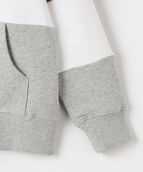 SHIPS(シップス)の「SHIPS KIDS:100~130cm / ロゴ フード ジップ パーカ(パーカー・キッズ・ブラウン・130/120/110/100)」の16枚目の写真