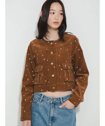 ノーカラージャケット（刺繍）ファッション通販 - ZOZOTOWN