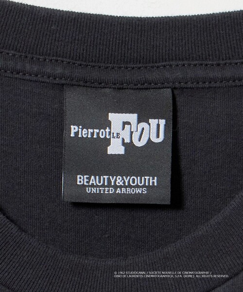 BEAUTY&YOUTH UNITED ARROWS(ビューティーアンドユースユナイテッドアローズ)の「<GODARD × BEAUTY&YOUTH>PIERROT LE FOU Tシャツ ブラック(Tシャツ/カットソー・メンズ・ブラック・M/XL/L)」の8枚目の写真