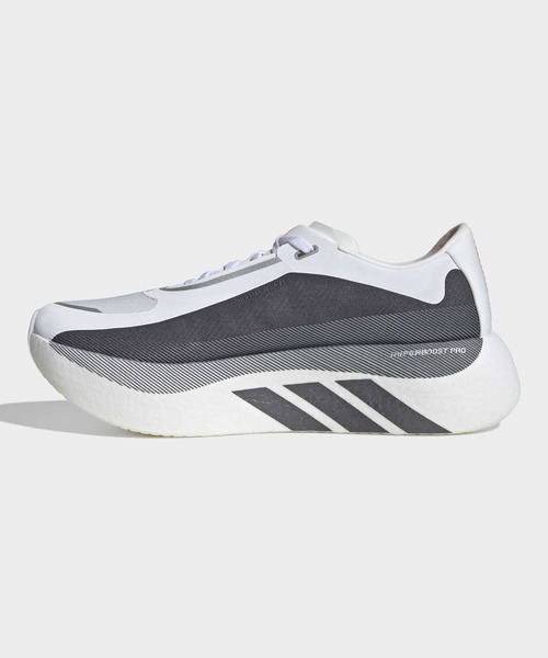 adidas(アディダス)の「ハイパーブースト エッジ ランニング / HYPERBOOST EDGE Running/ ランニングシューズ / アディダス adidas(スニーカー・メンズ・ホワイト×グレー・24.0cm/24.5cm/25.0cm/25.5cm/26.0cm/26.5cm/27.0cm/27.5cm/28.0cm/28.5cm/29.0cm)」の6枚目の写真