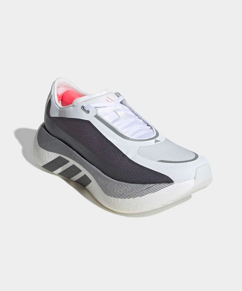 adidas(アディダス)の「ハイパーブースト エッジ ランニング / HYPERBOOST EDGE Running/ ランニングシューズ / アディダス adidas(スニーカー・メンズ・ホワイト×グレー・24.0cm/24.5cm/25.0cm/25.5cm/26.0cm/26.5cm/27.0cm/27.5cm/28.0cm/28.5cm/29.0cm)」の4枚目の写真