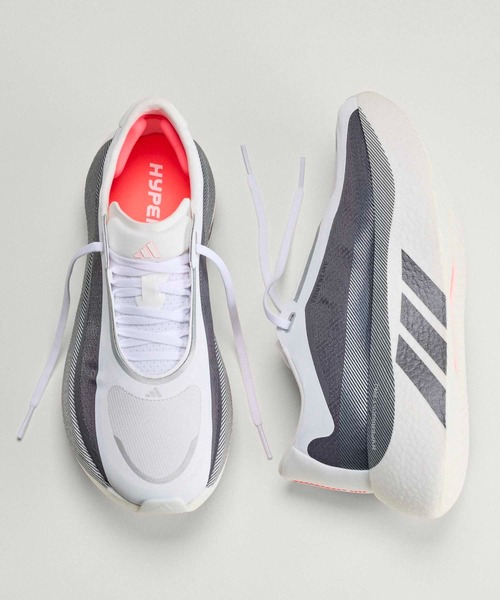 adidas(アディダス)の「ハイパーブースト エッジ ランニング / HYPERBOOST EDGE Running/ ランニングシューズ / アディダス adidas(スニーカー・メンズ・ホワイト×グレー・24.0cm/24.5cm/25.0cm/25.5cm/26.0cm/26.5cm/27.0cm/27.5cm/28.0cm/28.5cm/29.0cm)」の9枚目の写真