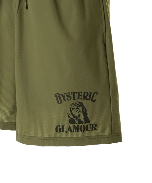 HYSTERIC GLAMOUR(ヒステリックグラマー)の「WHISKY WOMAN ハーフパンツ(その他パンツ・メンズ・ブラック/カーキ・SMALL/LARGE/MEDIUM)」の4枚目の写真