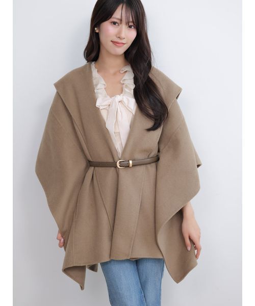 SNIDEL(スナイデル)の「【WEB限定カラーあり】フリルボウタイノースリブラウス(シャツ/ブラウス・レディース・ホワイト/ブルー/チェック/ピンク・F)」の11枚目の写真