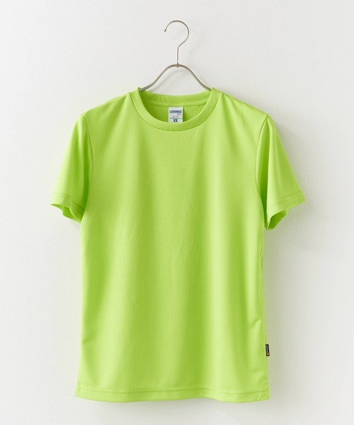 LIFEMAX(ライフマックス)の「LIFEMAX/ライフマックス 4.3オンスドライTシャツ(ポリジン加工) 半袖Tシャツ 抗菌防臭加工 UVカット(Tシャツ/カットソー・メンズ・ピンク/ライトグリーン/サックスブルー/ネイビー/チャコール・S/XL/M)」の2枚目の写真