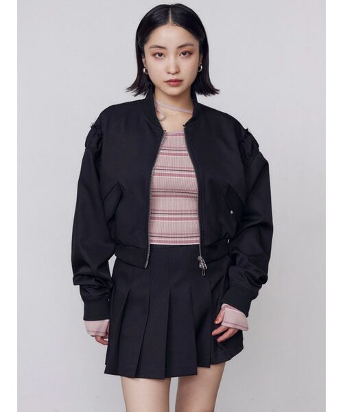 EMODA(エモダ)の「ヴィンテージライクプリーツスカート(スカート・レディース・ブラック/グレー/ベージュ・SMALL/MEDIUM)」の15枚目の写真