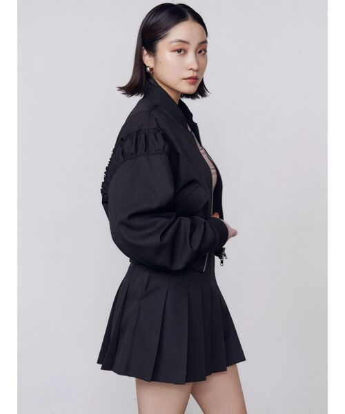 EMODA(エモダ)の「ヴィンテージライクプリーツスカート(スカート・レディース・ブラック/グレー/ベージュ・SMALL/MEDIUM)」の16枚目の写真