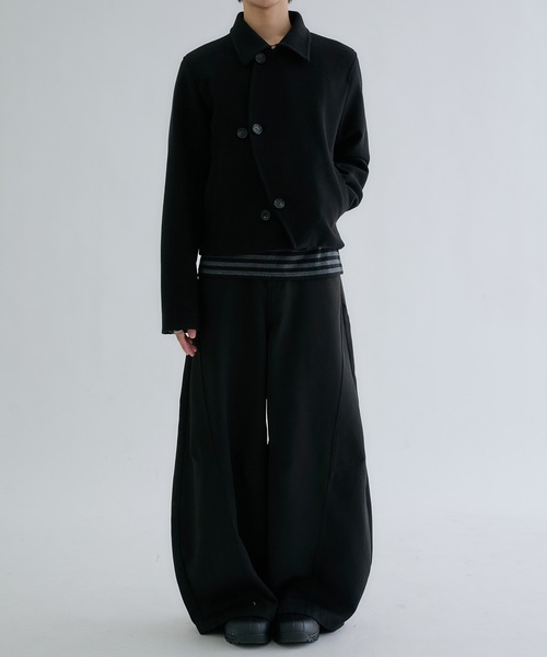 EPNK(イーピーエヌケー)の「Multiple short peacoat / マルチプルショートPコート(ピーコート・メンズ・ネイビー/チャコールグレー/ブラック・SMALL/MEDIUM/LARGE)」の11枚目の写真