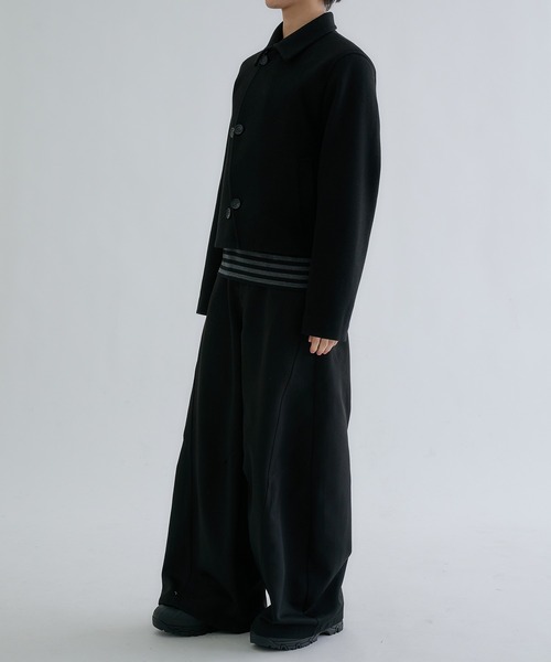 EPNK(イーピーエヌケー)の「Multiple short peacoat / マルチプルショートPコート(ピーコート・メンズ・ネイビー/チャコールグレー/ブラック・SMALL/MEDIUM/LARGE)」の12枚目の写真
