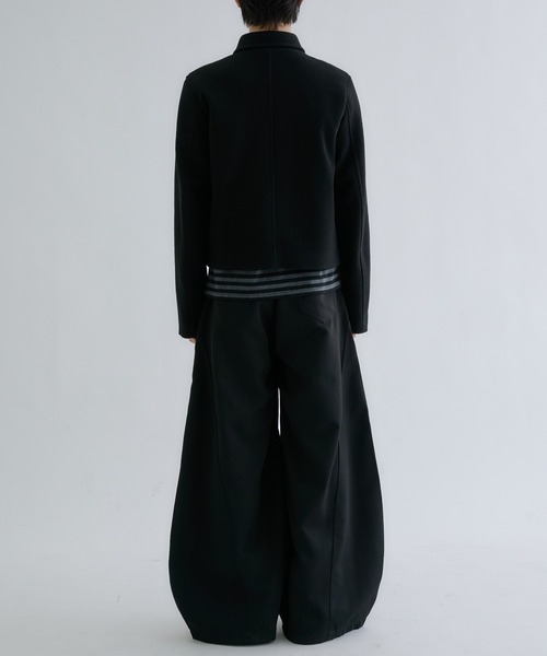 EPNK(イーピーエヌケー)の「Multiple short peacoat / マルチプルショートPコート(ピーコート・メンズ・ネイビー/チャコールグレー/ブラック・SMALL/MEDIUM/LARGE)」の14枚目の写真