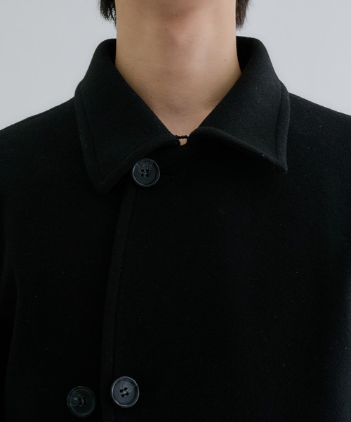 EPNK(イーピーエヌケー)の「Multiple short peacoat / マルチプルショートPコート(ピーコート・メンズ・ネイビー/チャコールグレー/ブラック・SMALL/MEDIUM/LARGE)」の20枚目の写真