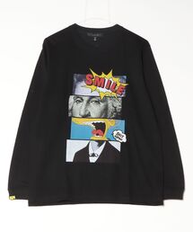 STUD MUFFIN（スタッドマフィン）の「STUD MUFFIN/スタッドマフィン/ブロックコラージュLSカット（Tシャツ/カットソー）」
